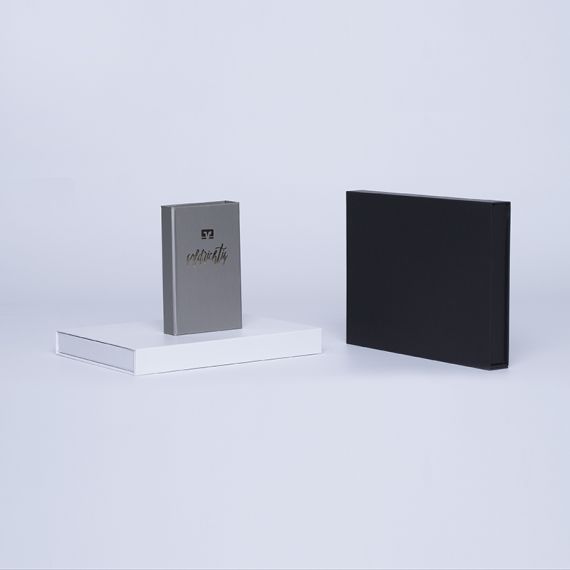 Caja magnética personalizada Hingbox 21x15x2 CM | CAJA HINGBOX | ESTAMPADO EN CALIENTE