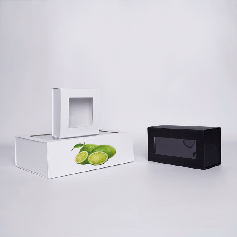 Customized Personalized Magnetic Box Clearbox 22x22x10 CM | CLEARBOX | IMPRESSION NUMERIQUE ZONE PRÉDÉFINIE