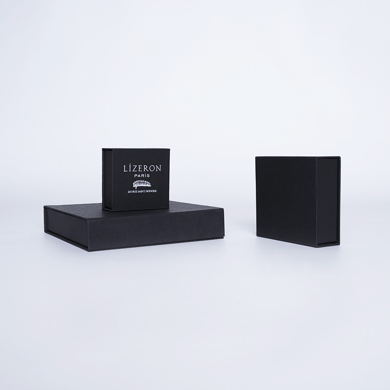 Boîte aimantée personnalisée Sweetbox 7x7x3 CM | SWEET BOX | HOT FOIL STAMPING