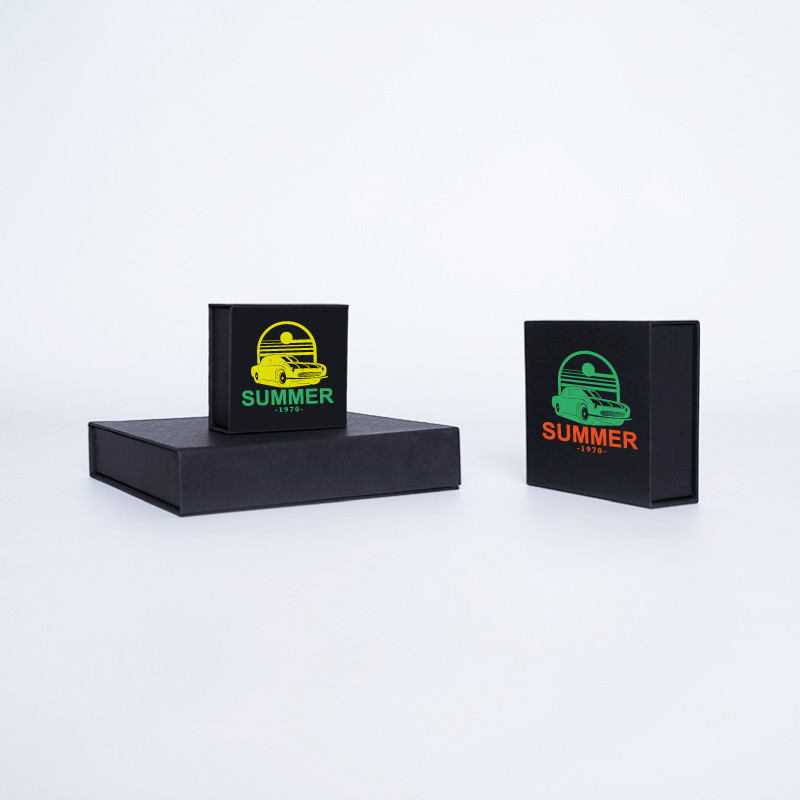 Scatola magnetica personalizzata Sweetbox 10x9x3,5 CM | SWEET BOX| STAMPA SERIGRAFICA SU UN LATO IN DUE COLORI
