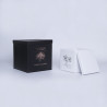 Caja personalizada Flowerbox 25x25x25 CM | CAJA FLOWERBOX | ESTAMPADO EN CALIENTE