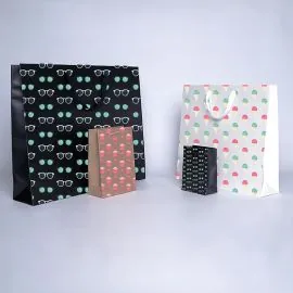 25x11x20 CM | LUXE PAPIEREN DRAAGTAS | OFFSET PRINT OVER GEHELE DRAAGTAS