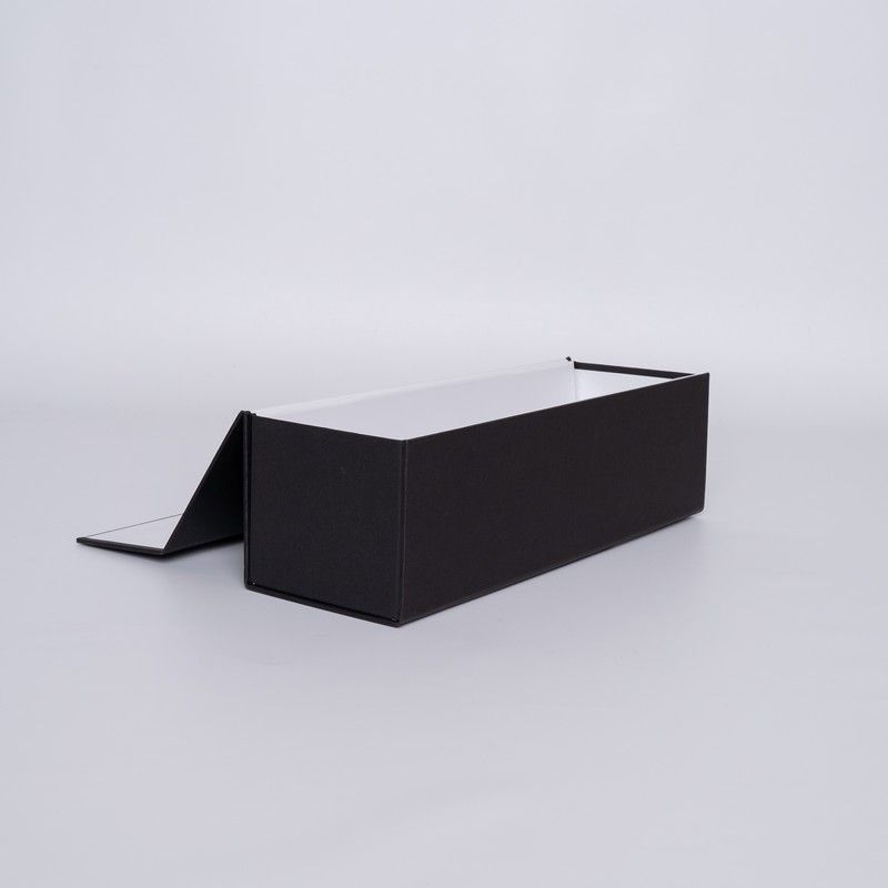 Boîte aimantée personnalisée Bottlebox 10x33x10 CM | BOTTLE BOX |BOÎTE POUR 1 BOUTEILLE | IMPRESSION À CHAUD