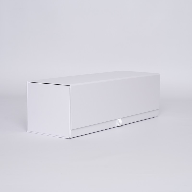 PERSONALISIERT Flaschenbox Magnetbox 12x40,5x12 CM | BOTTLE BOX |BOÎTE POUR 1 BOUTEILLE MAGNUM | IMPRESSION À CHAUD