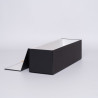 Boîte aimantée personnalisée Bottlebox 12x40,5x12 CM | BOTTLE BOX |BOÎTE POUR 1 BOUTEILLE MAGNUM | IMPRESSION À CHAUD