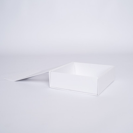 Boîte aimantée personnalisée Clearbox 15x15x5 CM | CLEARBOX | IMPRESSION À CHAUD