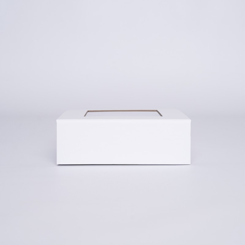 Caja magnética personalizada Clearbox 15x15x5 CM | CLEARBOX | IMPRESIÓN SERIGRÁFICA DE UN LADO EN UN COLOR