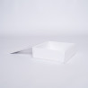 Gepersonaliseerde Gepersonaliseerde magnestische geschenkdoos Clearbox 15x15x5 CM | CLEARBOX | ZEEFBEDRUKKING OP 1 ZIJDE IN 1...