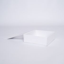 Caja magnética personalizada Clearbox 15x15x5 CM | CLEARBOX | IMPRESIÓN DIGITAL EN ÁREA PREDEFINIDA