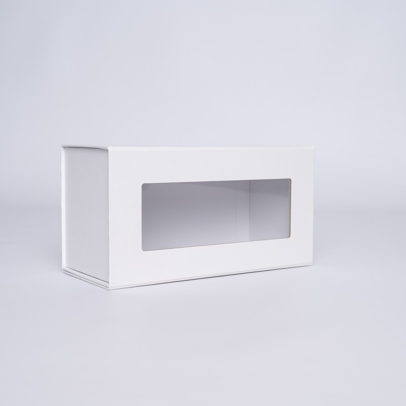 Scatola magnetica personalizzata Clearbox 22x10x11 CM | CLEARBOX | STAMPA SERIGRAFICA SU UN LATO IN DUE COLORI