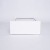 Scatola magnetica personalizzata Clearbox 22x22x10 CM | CLEARBOX | STAMPA SERIGRAFICA SU UN LATO IN DUE COLORI