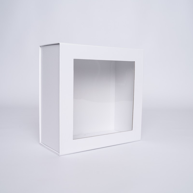 Scatola magnetica personalizzata Clearbox 22x22x10 CM | CLEARBOX | STAMPA SERIGRAFICA SU UN LATO IN UN COLORE