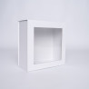 Caja magnética personalizada Clearbox 22x22x10 CM | CLEARBOX | IMPRESIÓN SERIGRÁFICA DE UN LADO EN UN COLOR