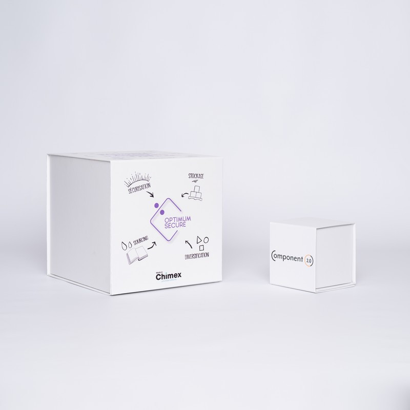 Scatola magnetica personalizzata Cubox 10x10x10 CM | CUBOX | DIGITAL PRINTING ON FIXED AREA