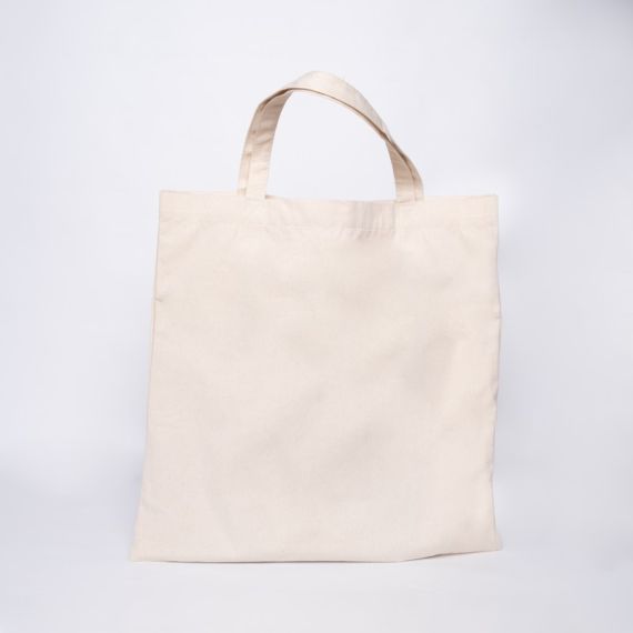 Customized Personalized reusable cotton bag 38x42 CM | TOTE COTTON BAG | SCREEN PRINTING ON ONE SIDE IN ONE COLOUR