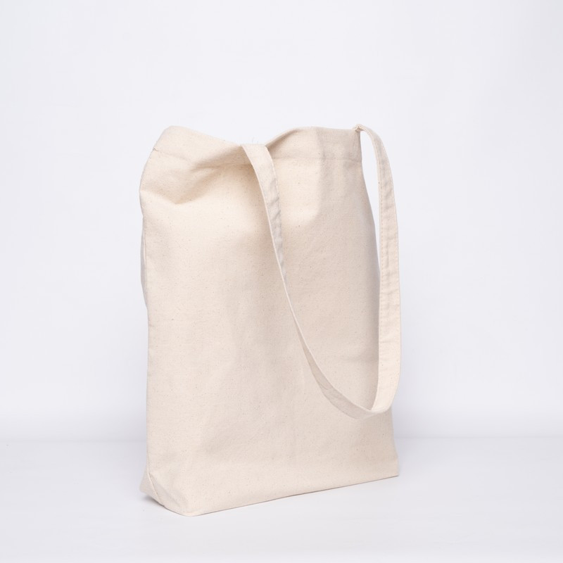 Customized Personalized reusable cotton bag 38x42 CM | KATOENEN TOTE BAG | ZEEFBEDRUKKING AAN 2 ZIJDEN IN 1 KLEUR