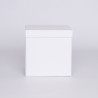 Gepersonaliseerde Gepersonaliseerde doos met deksel Flowerbox 25x25x25 CM | FLOWERBOX |DIGITALE BEDRUKKING OP GEDEFINIEERDE ZONE