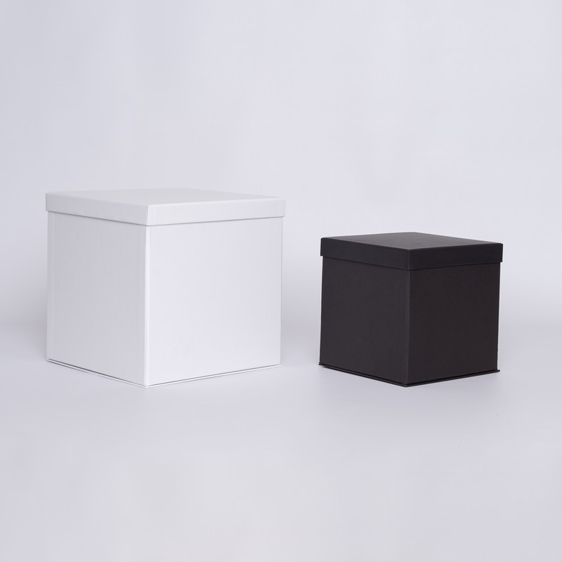 Scatola personalizzata Flowerbox 25x25x25 CM | FLOWERBOX |STAMPA DIGITALE SU AREA PREDEFINITA