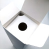 Boîte carton personnalisée Bacchus 8,5x30,5x8,5 CM (BOURGOGNE) | BACCHUS | IMPRESSION À CHAUD