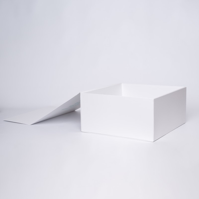 Caja magnética personalizada Wonderbox 40x40x20 CM | WONDERBOX (EVO) | IMPRESSION EN SÉRIGRAPHIE SUR UNE FACE EN UNE COULEUR