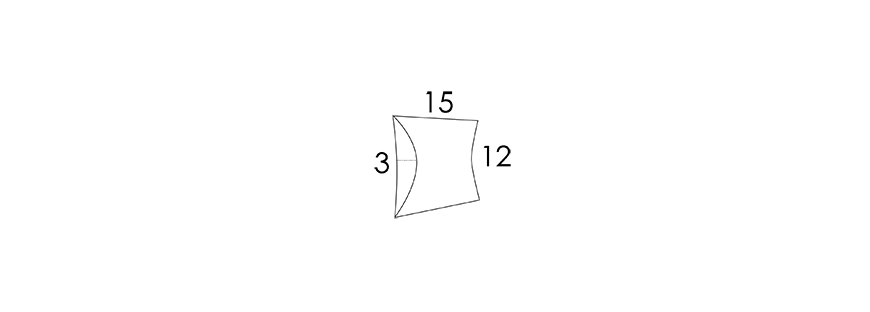 15x12x3 CM